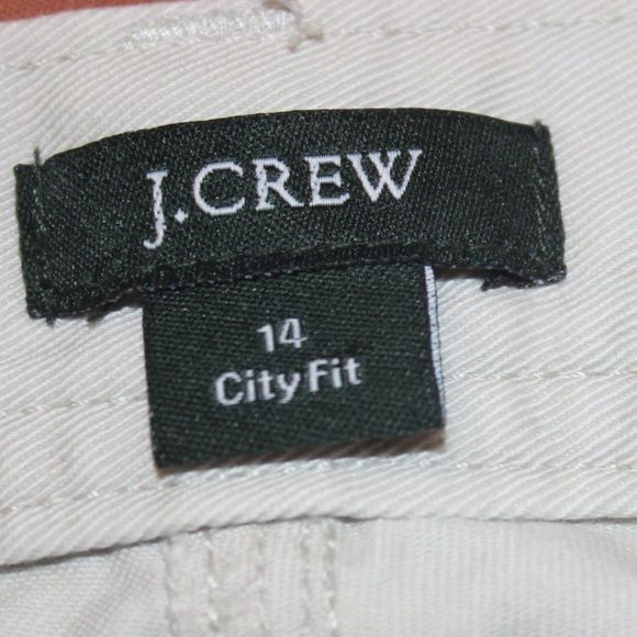 J. Crew  Khaki City Fit Wide Leg Pants Women Size 14 - Picture 12 of 13